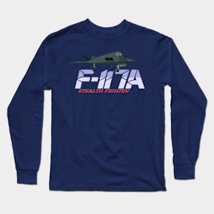 Nighthawk F-117a Stealth Fighter Long Sleeve T-Shirt